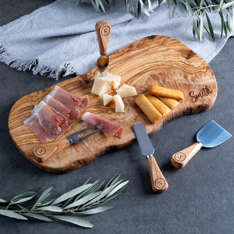 Rustic Cutting Board 16 in on sale | Olive Wood | Al Khayma Decor